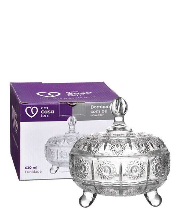 BOMBONIERE 630ML BOHEMIA C/ PE