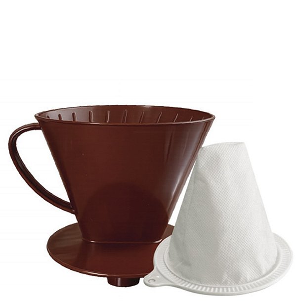 CJ FILTRO LUANA 102 MARROM (FILTRO + SUPORTE)