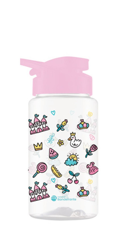 GARRAFA SQUEEZE 500ML KIDS PRINCESAS