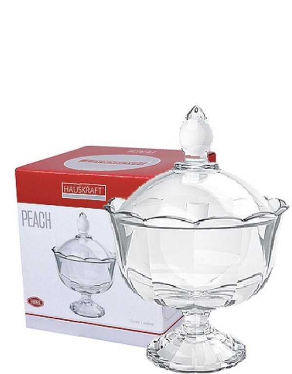 GLASS - POTICHE PEACH - Ø12 X 17 CM