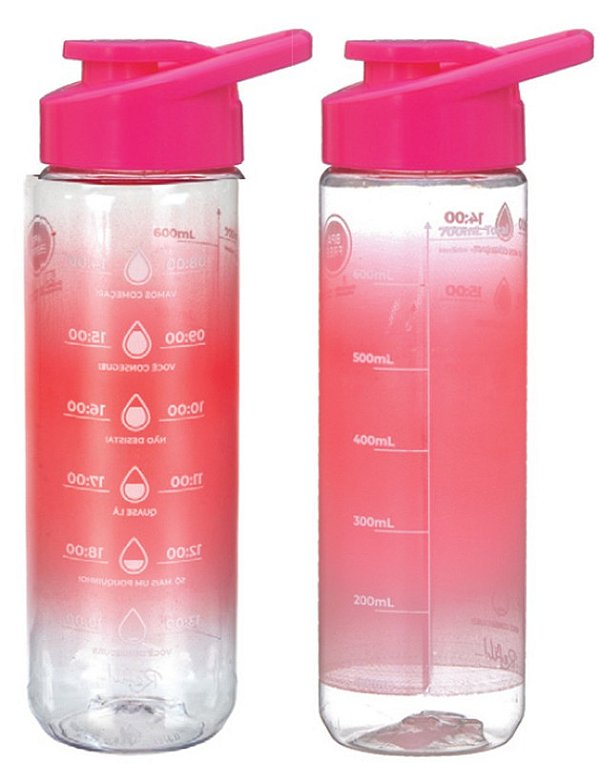 SQUEEZE PET 700 ML BICOLOR ROSA