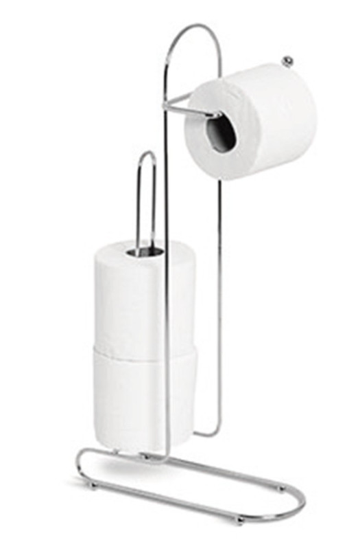 SUPORTE PAPEL HIGIÊNICO DE CHÃO PREMIUM 17,5 X 49 X 17,5 CM