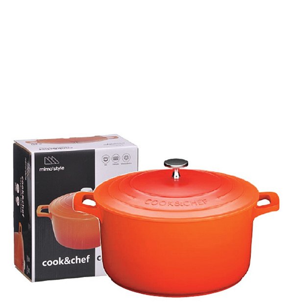 COOK & CHEF - CAÇAROLA 20 CM LARANJA 2,5L