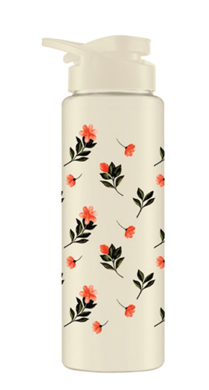 GARRAFA SQUEEZE 750ML FLORES