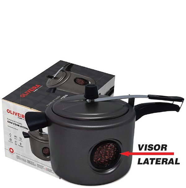 PANELA DE PRESSÃO 4,5L VISOR LATERAL