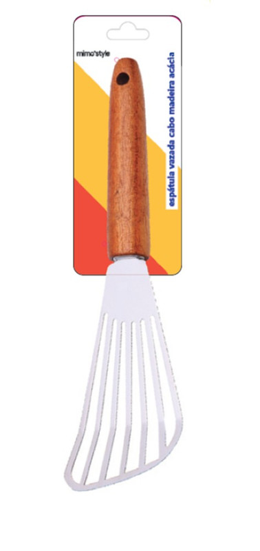 WOOD - ESPÁTULA VAZADA ACACIA PEQ 25 X 6,8 X 1,8 CM