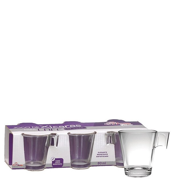 XICARA 80ML JG C/ 06 PCS SLEEVE