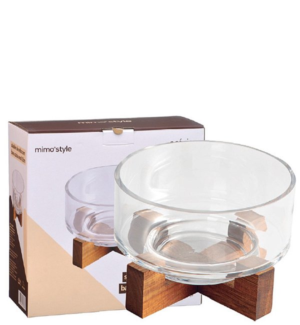 WOOD - SALADEIRA Ø28 X 12 CM C/ BASE ACACIA