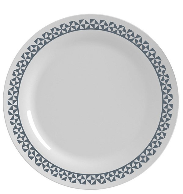 OPALINE MENU PRATO 27 CMS GEOMETRIC - CAIXA C/ 12 PEÇAS