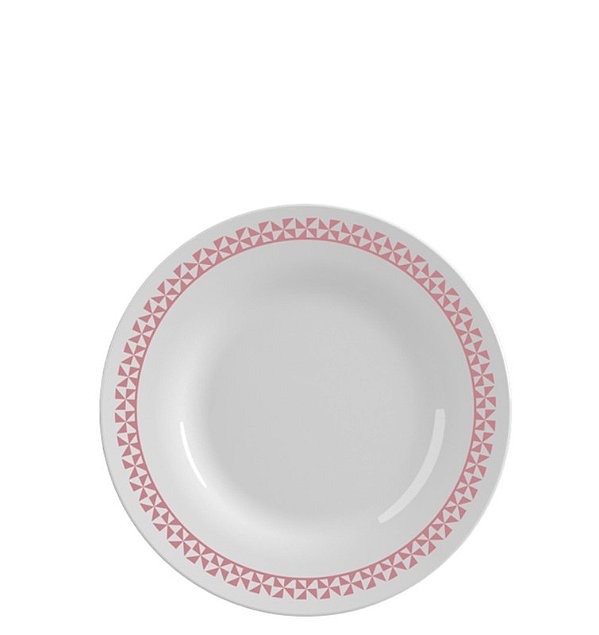 OPALINE MENU PRATO SOBREMESA 19 CMS GEOMETRIC - CAIXA C/ 24 PEÇAS