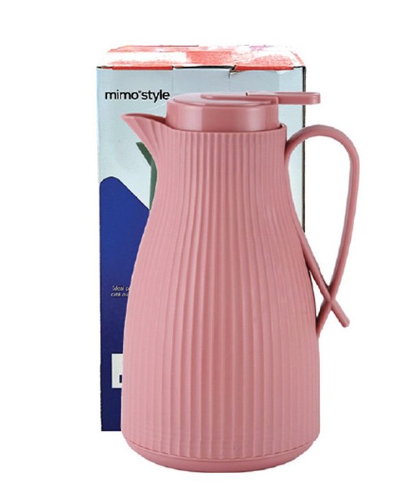 GARRAFA TERMICA 1L CANELE C/ GATILHO ROSE