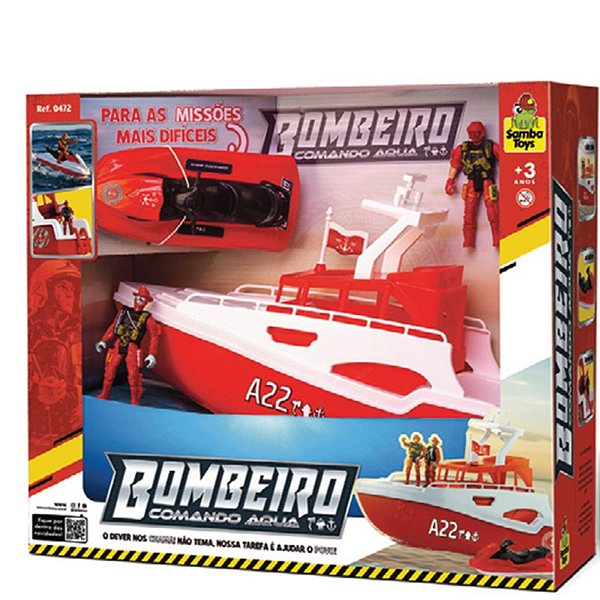 BARCO / IATE - BOMBEIRO C/ JET SKI E 2 PERSONAGENS