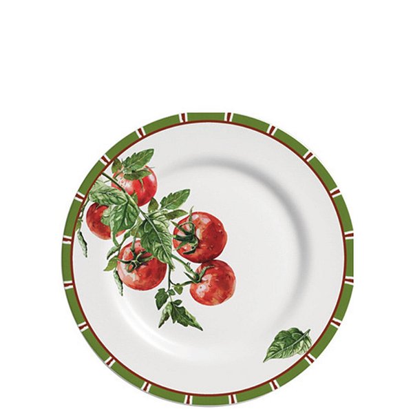 POMODORO - PRATO SOBREMESA 21 CM - CAIXA C/ 6 PEÇAS