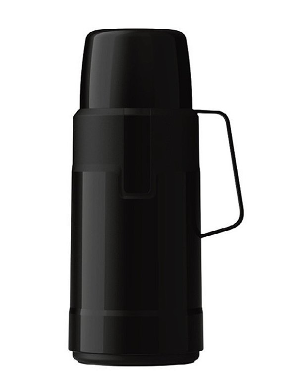 GARRAFA TERMICA GLT NEW 1L PRETA
