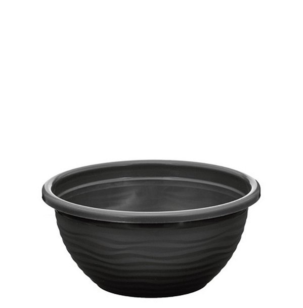 VASO REDONDO ONDULADO 7,7L PRETO