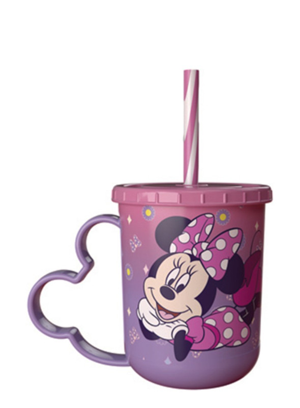 CANECA LUDICA 360 ML MINNIE ROSA - CAIXA C/ 12 PEÇAS