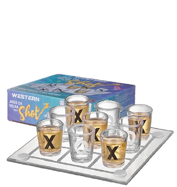 TOY - JOGO DA VELHA SHOT DRINK 13 X 13CM
