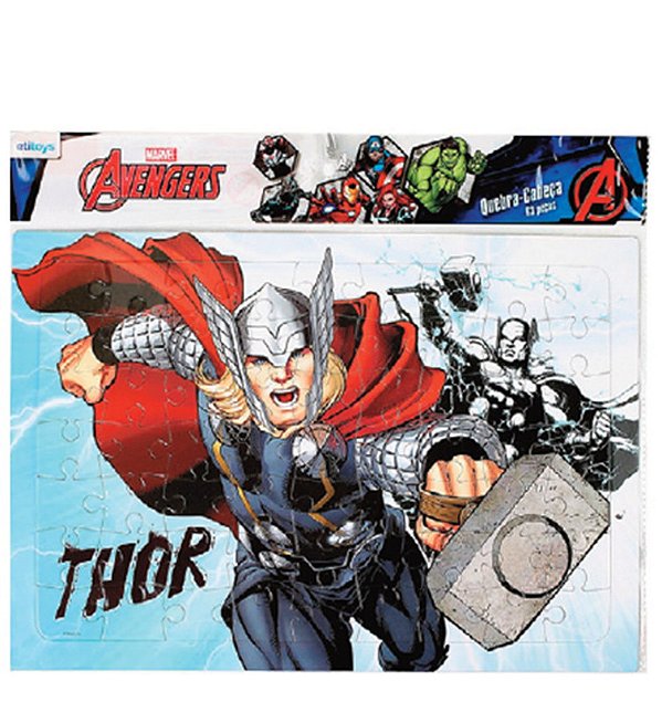 QUEBRA CABECA 63PCS AVENGERS
