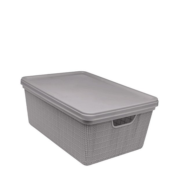 CAIXA JUTA 1,8L C/ TPA CINZA