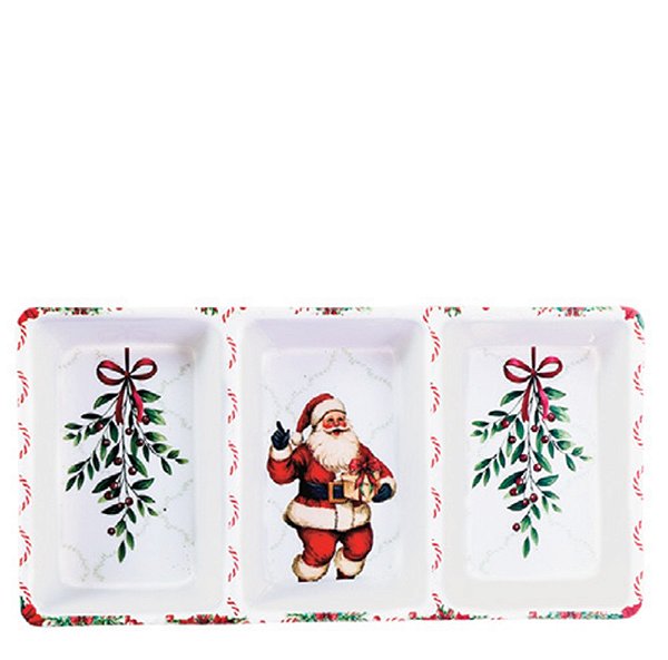 MELAMINE NATAL - PETISQUEIRA 31 X 16CM 3 DIV