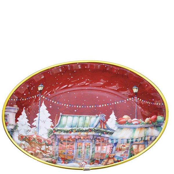 MESA - TRAVESSA PLAST OVAL 31 X 23 X 3CM DECOR
