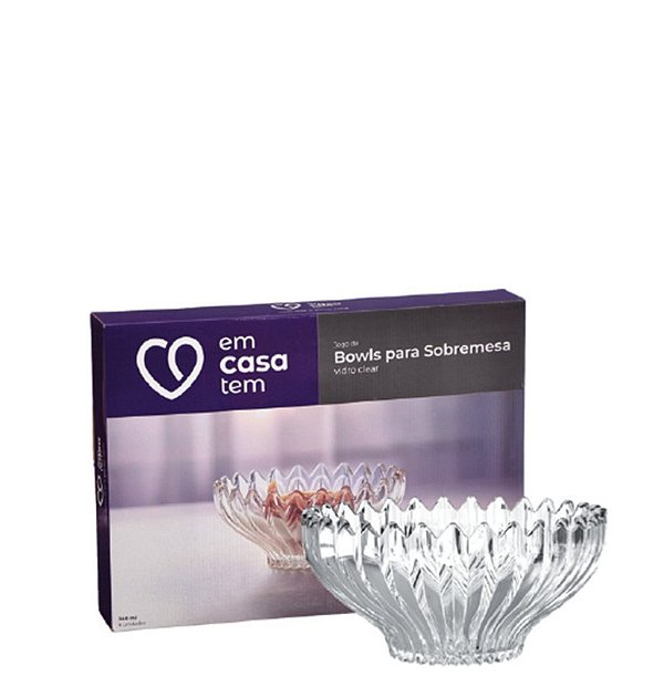 BOWL P/ SOBREMESA 340 ML JG C/ 06 PCS BRAZILIA