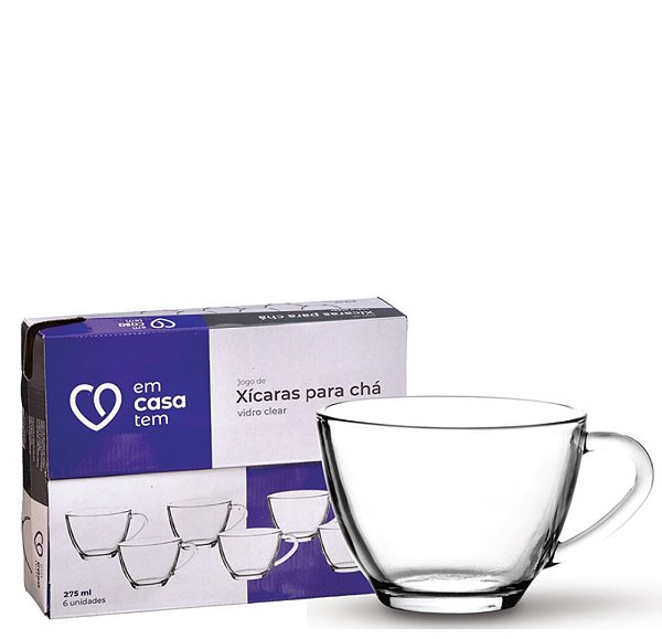 XICARA 275ML JG C/ 06 PCS