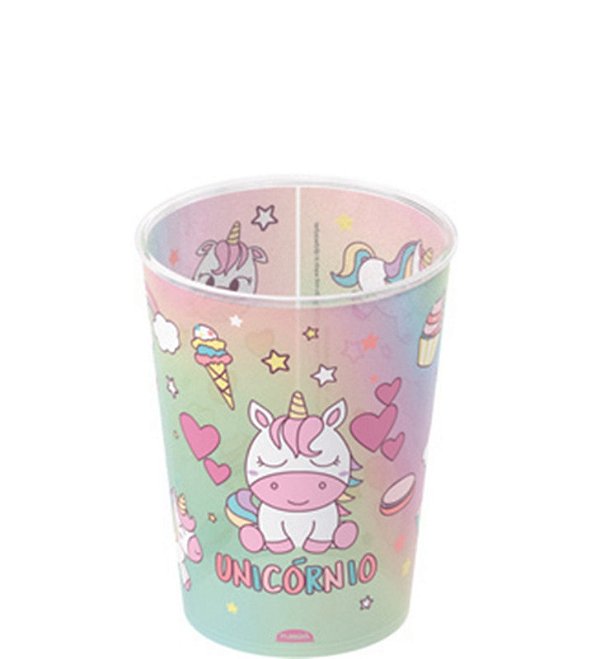 COPO 320 ML UNICORNIO