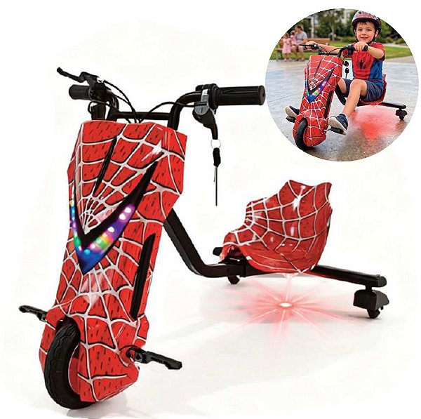 ZIPPY - TRICICLO DRIFT ELETRICO EXTREME SPIDER 36V 250W 80KG