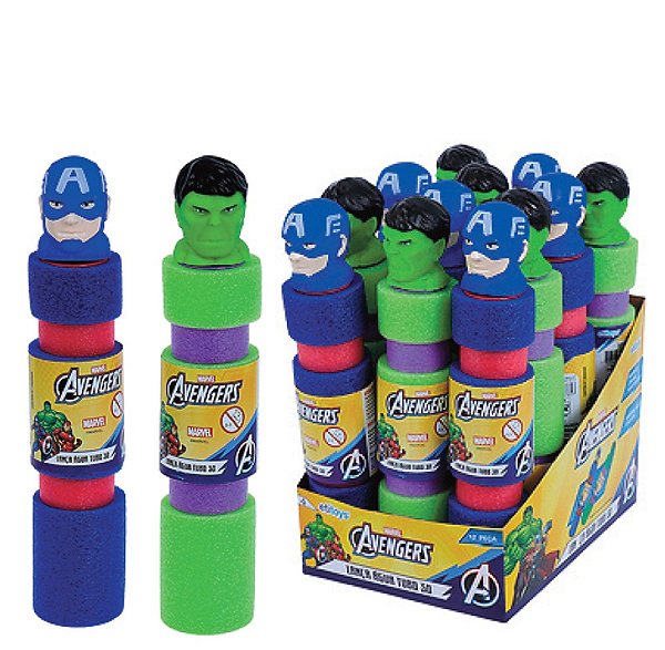 LANCA AGUA TUBO 3D AVENGERS