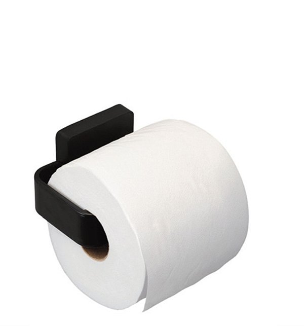 BLACK SUSPENSA 3M - PORTA PAPEL HIGIENICO - 12,5 X 7,5 X 6 CM