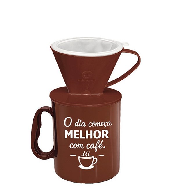 CJ P/ CAFE EXPRESSINHO (FILTRO 100 + SUPORTE + CANECA 350ML)