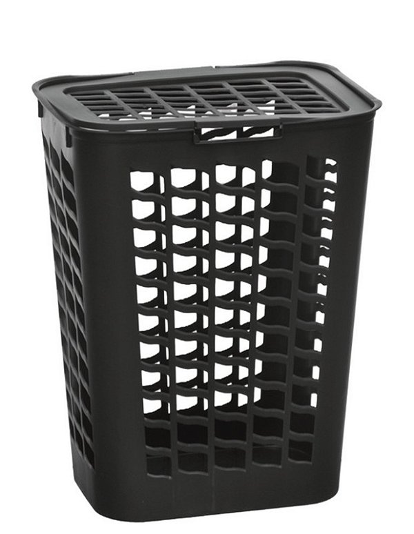 CESTO TELADO RET 27L PRETO