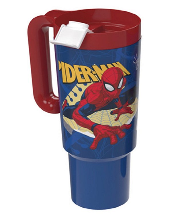 COPO TUMBLER COM ALÇA 650 ML HOMEM ARANHA