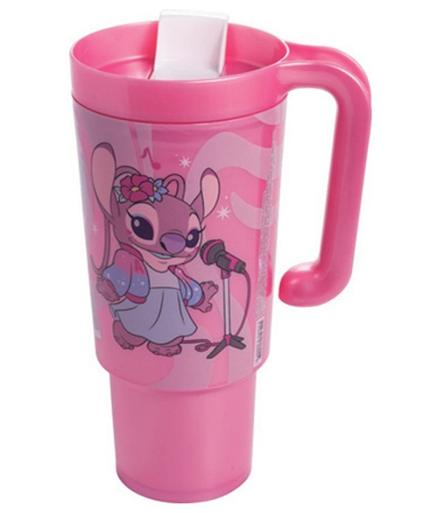 COPO TUMBLER COM ALÇA 650 ML STITCH ANGEL