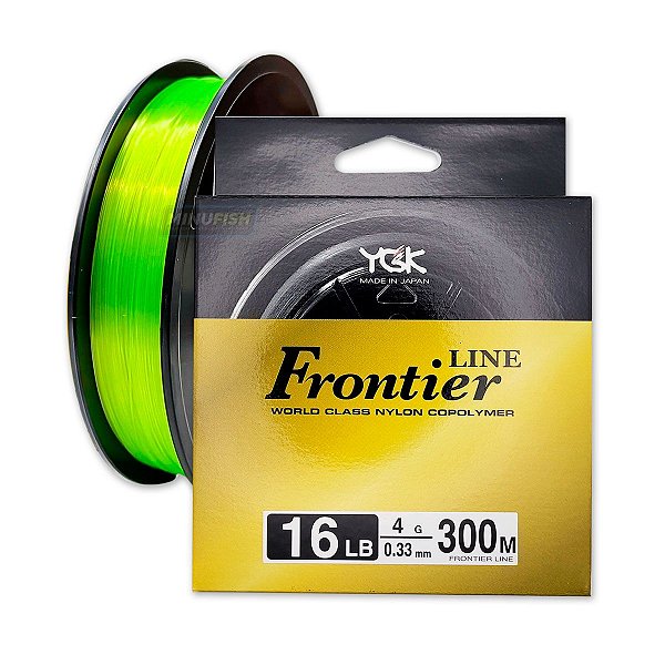 Linha Monofilamento 300m Ygk Line Frontier Nylon - Escolha Diâmetro