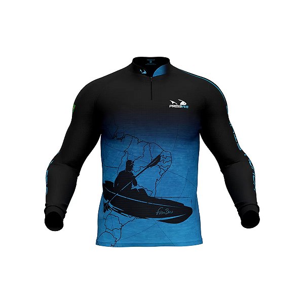 Camisa Pesca Presa Viva Dry Flex Poliéster c/ Elastano Uv50+ Baca 05