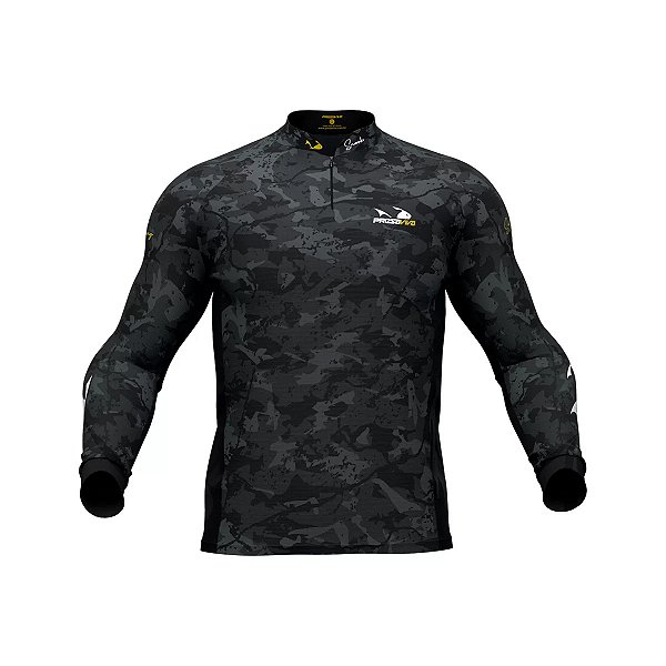 Camisa Pesca Presa Viva Dry Flex Poliéster c/ Elastano Uv50+ Robalo 06