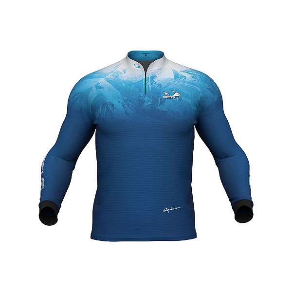 Camisa Pesca Presa Viva Dry Favo Poliéster Uv30+ Nelson Nk 01