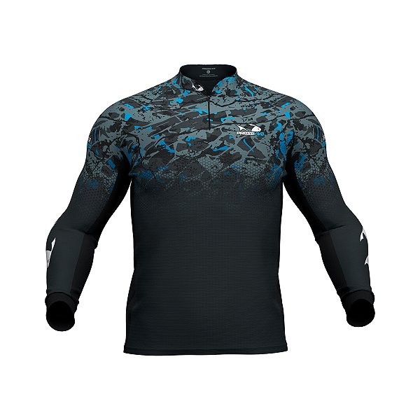 Camisa Pesca Presa Viva Dry Favo Poliéster Uv30+ Team Pv 02
