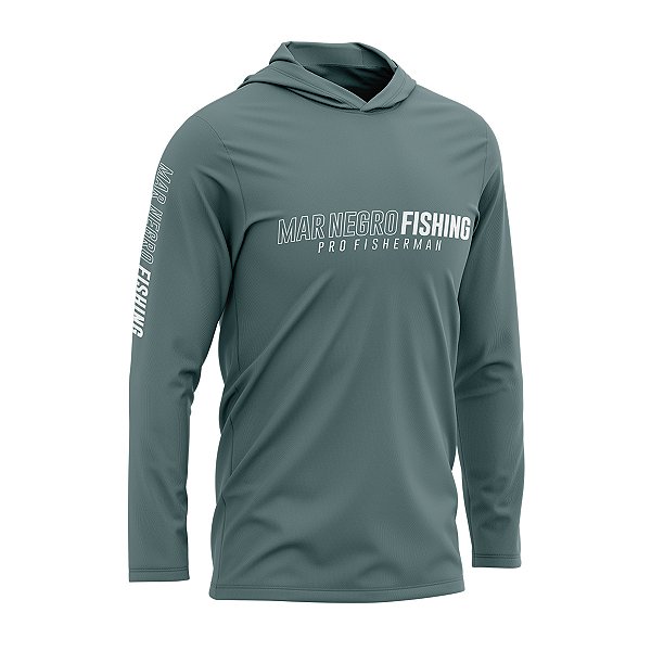 Camisa Pesca Mar Negro X-Protection Poliamida Uv50+ Mirante