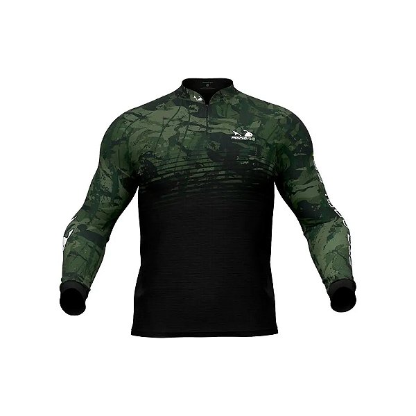 Camisa Pesca Presa Viva Dry Flex Proteção Uv50+ Camuflado 11
