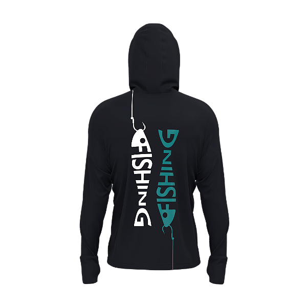 Camisa Pesca Mar Negro X-Protection Poliamida Uv50+ Fishing