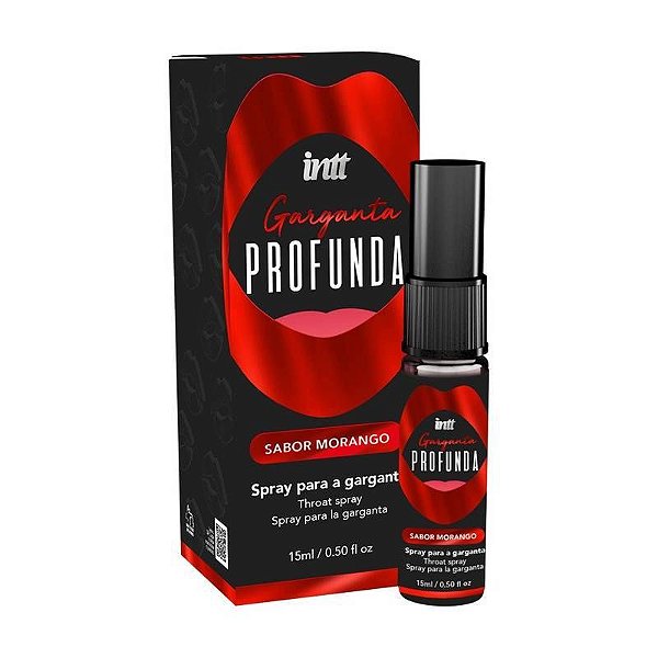 Gel Oral Garganta Profunda Morango- intt