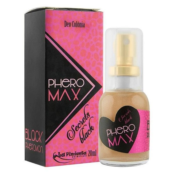 Perfume Afrodisíaco Phero - Max Secrets Black Feminino 20 ml