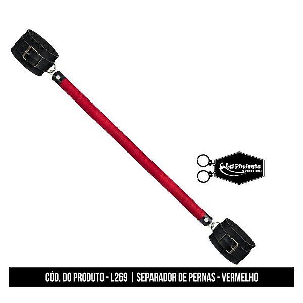Separador de Pernas - 50 cm - Vermelho - La Pimenta