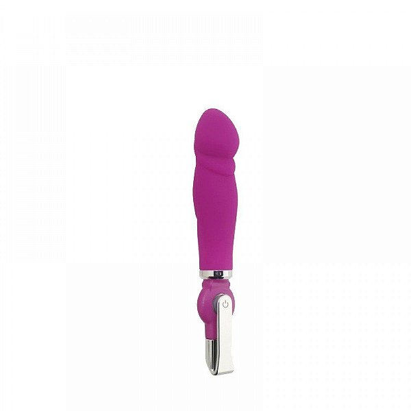 Vibrador Alice Pênis - Recarregável 20 Vibrações - Pink