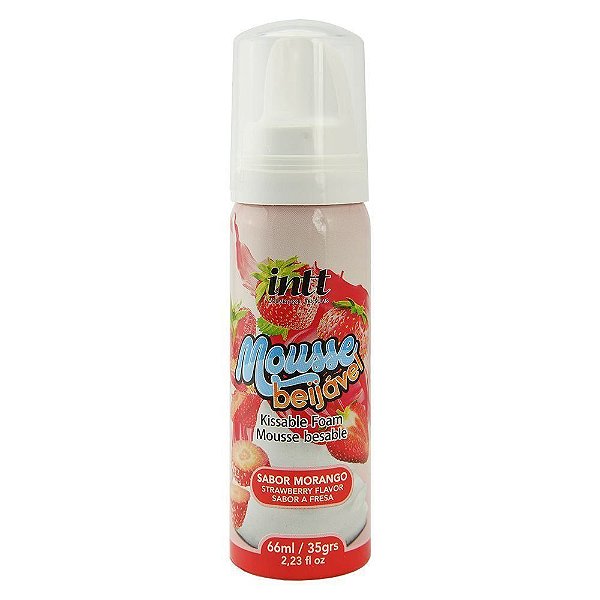 Mousse Beijável Morango 66ml - Intt