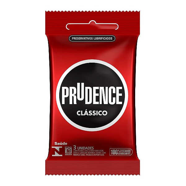 Preservativo Lubrificado Prudence - 3 Unidades