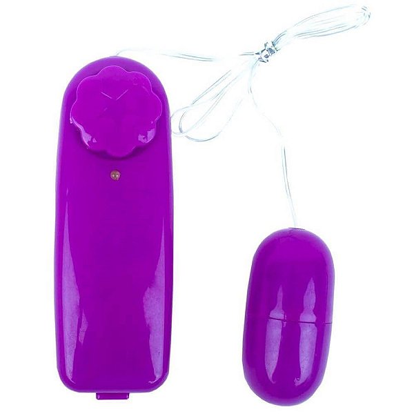 Vibrador Ovo Bullet Com Controle Roxo